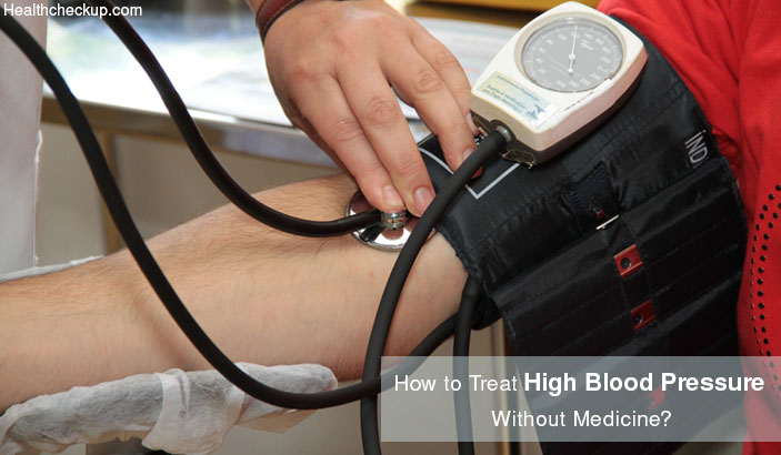 treating high blood pressure without medicine