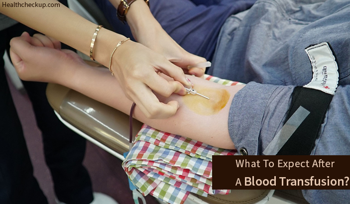 what to expect after a blood transfusion