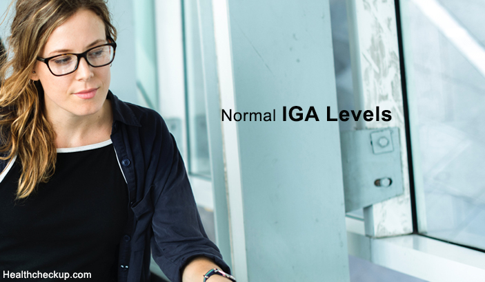 Normal IgA Levels by age