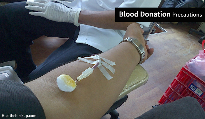 Precautions Before And After Blood Donation