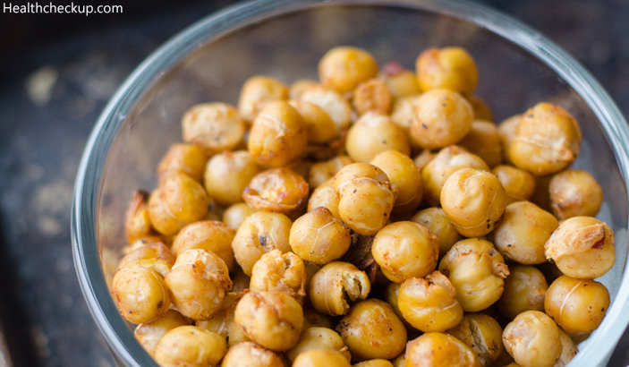 Roasted Chickpeas (Chana) - Indian Snack For Diabetics