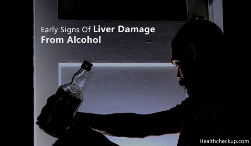 symptoms of liver damage from alcohol