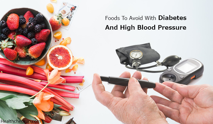 foods to avoid with diabetes and high blood pressure