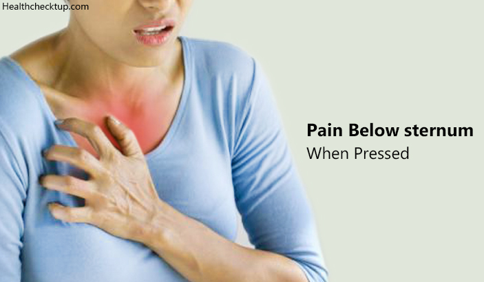 Pain Below Sternum When Pressed