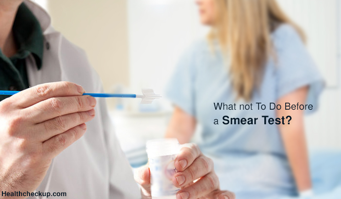 What not to do before a smear test